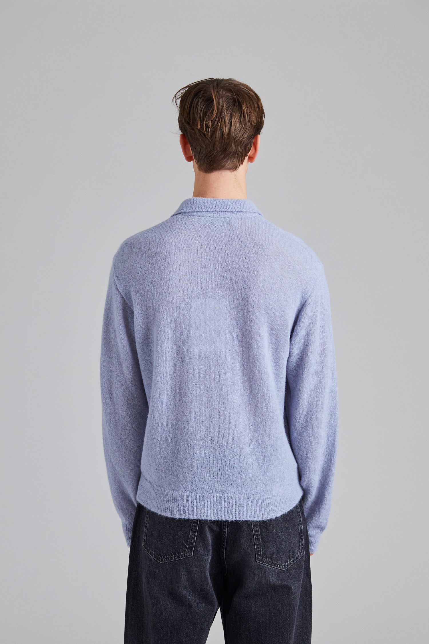 Evening Polo Livid Blue | OUR LEGACY | Herre | Retro Evening Polo Livid Blue | OUR LEGACY | Herre | Retro